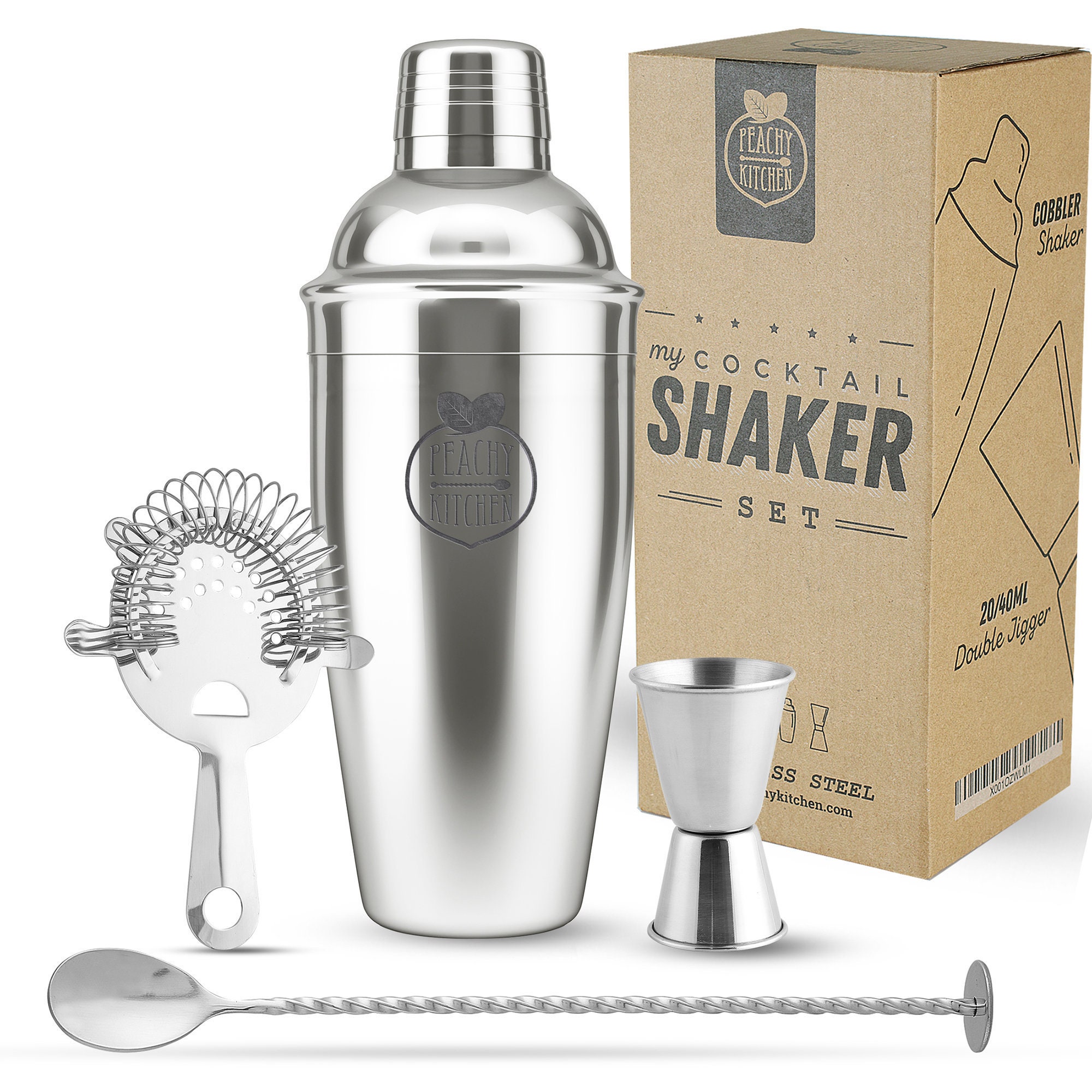 Cocktail Shaker Gift Set Mixer Set Comes with Shaker Bottle Etsy