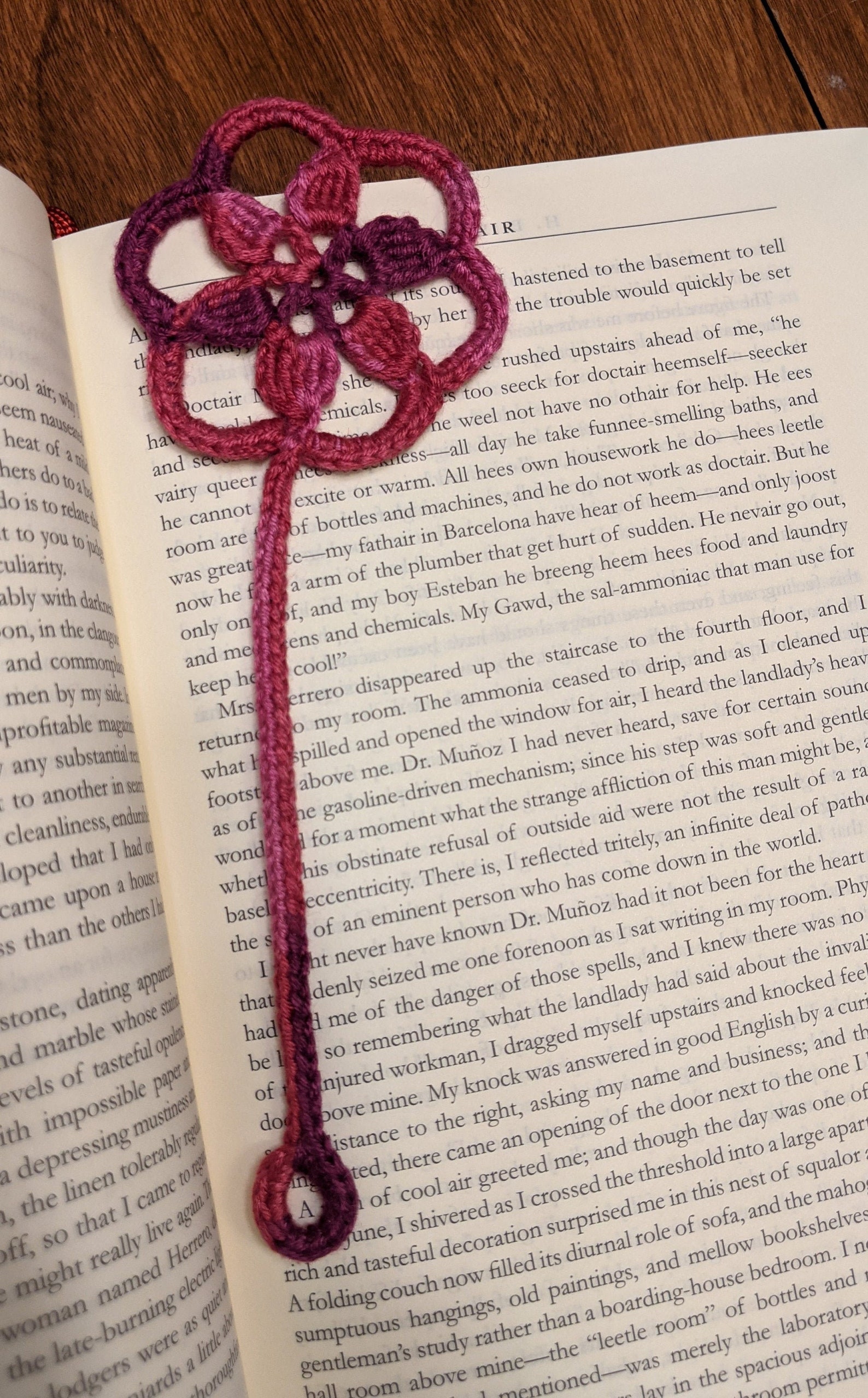 Crochet Flower Bookmark Customizable Bookmark Etsy Singapore