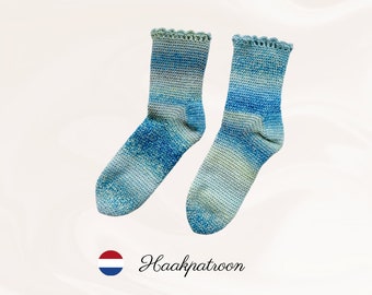 Haakjemee basis sokken haakpatroon