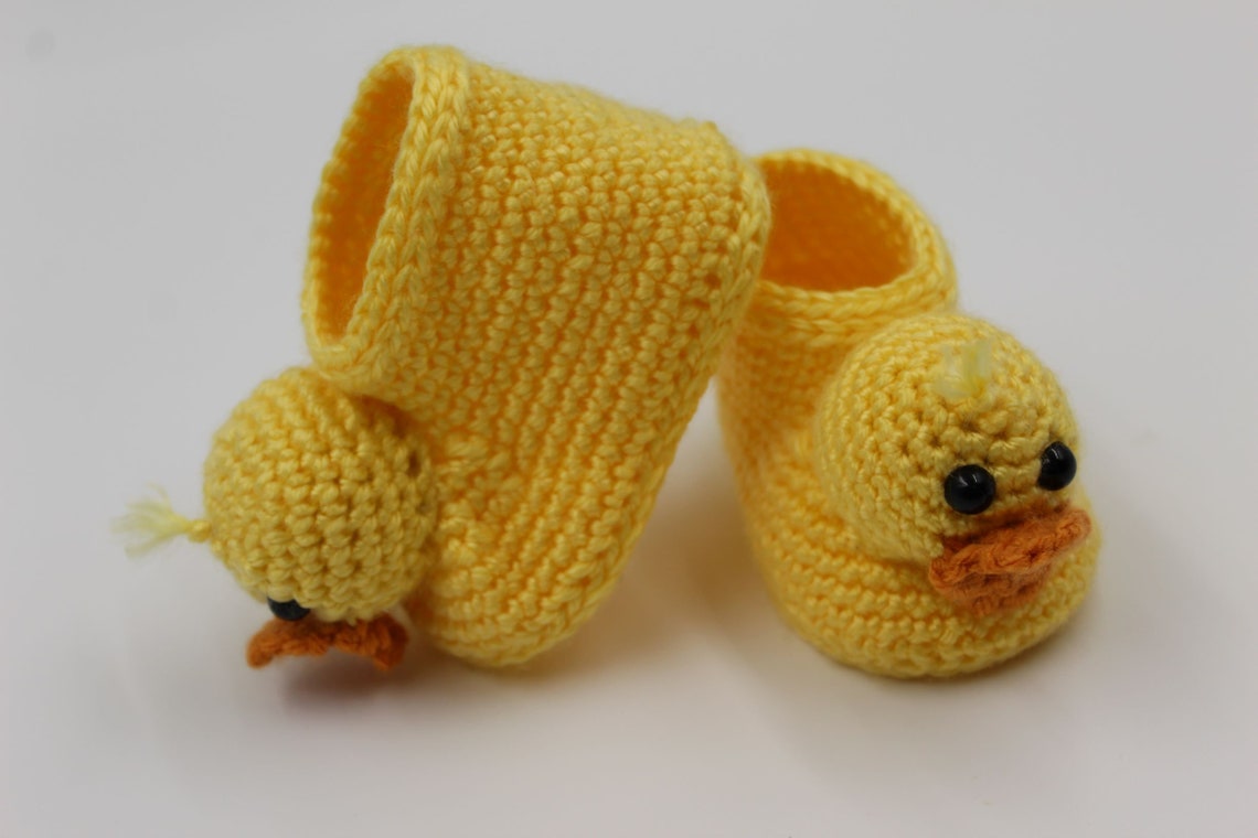Duckling Duck Baby Booties Shoes Slippers Walker Shoes Etsy