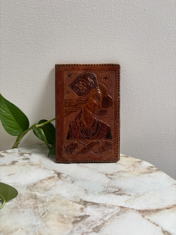 vintage leather comp.wallet (7945)
