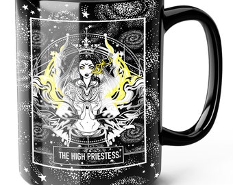 Die Hohepriesterin Tarot 15 Unzen Kaffeebecher