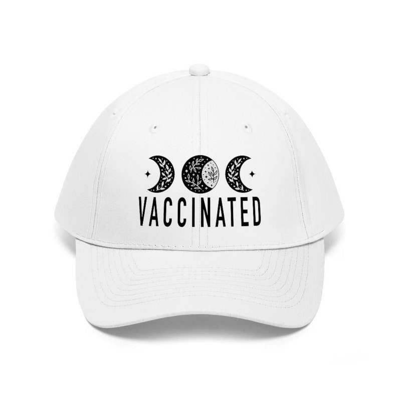 Vaccinated Moon Child Hat Witchy 