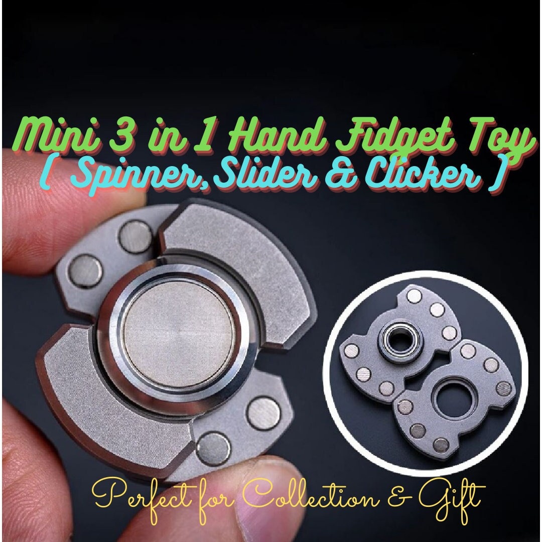 Mechanics elevation Møntvask New Mini 3 in 1 Haptic Feel Hand Fidget Spinner Mini Three - Etsy