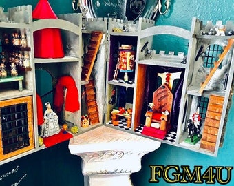 miniature castle dollhouse