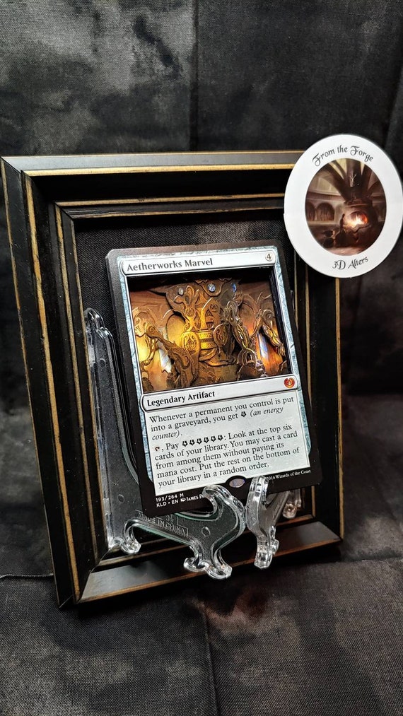 MTG 3d alter Aetherworks Marvel Etsy
