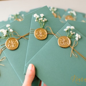 Acryl-Einladungen mit Umschlag, Acryl-Hochzeitseinladung, Benutzerdefinierte Klare Einladung, Acryl-Einladung quinceanera Bild 3