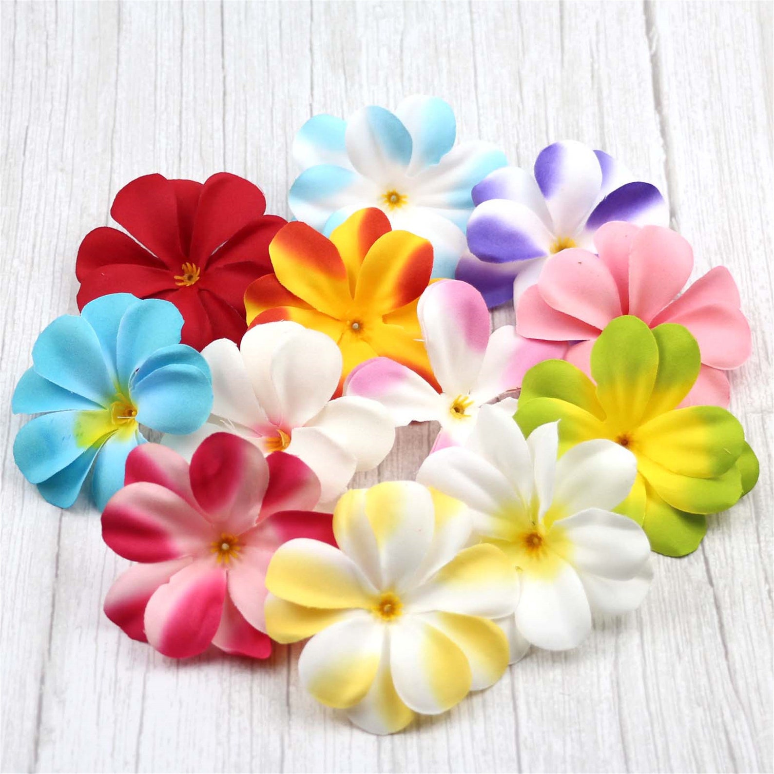 Artificial Frangipani Flower Heads 8cm 10100pcs Fake Silk Etsy