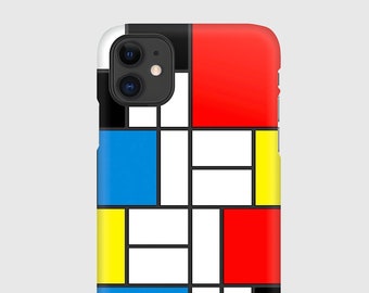 Mondrian Iphone Case Etsy Mondrian Iphone Case Etsy