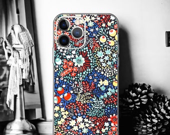 Liberty Elderberry coque pour iPhone 15, 14, 13, 12, 11, X,,XR, SE, 8, 7, 7+