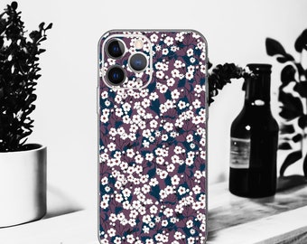 Coque  pour iPhone Liberty Mitsi Valeria Purple C