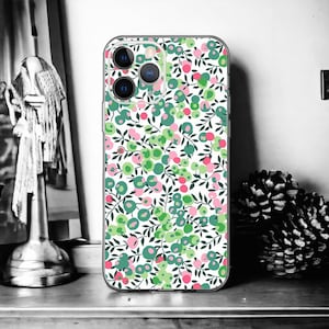 Coque souple pour iPhone Liberty Wiltshire melon