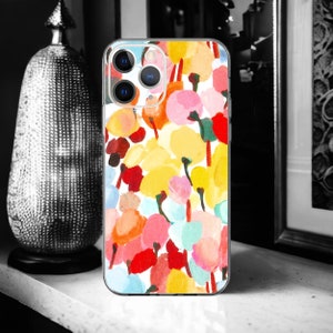 Coque souple pour iPhone Tulip Fields