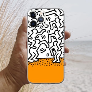 Coque iPhone 17, 16, 15, 14, 13, 12, 11, 10, 8, SE, Keith Haring 0