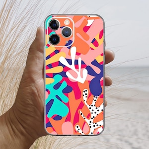 iPhone 17, 16, 15, 14, 13, 12, 11, 10, 8, SE case - Matisse shapes seamless