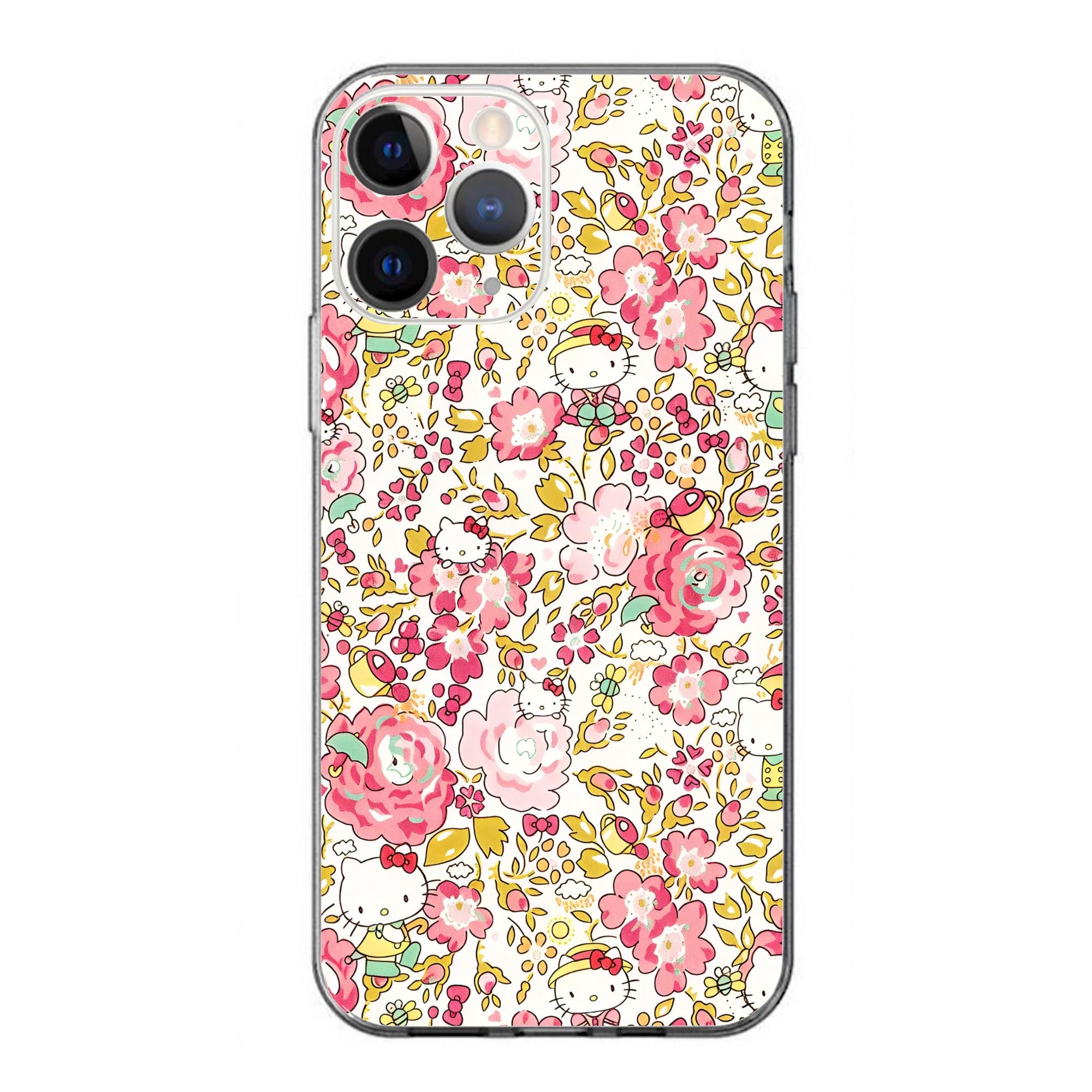 Hello Kitty Pink iPhone 17, 16, 15, 14, 13, 12, 11, 10, 8, SE Case
