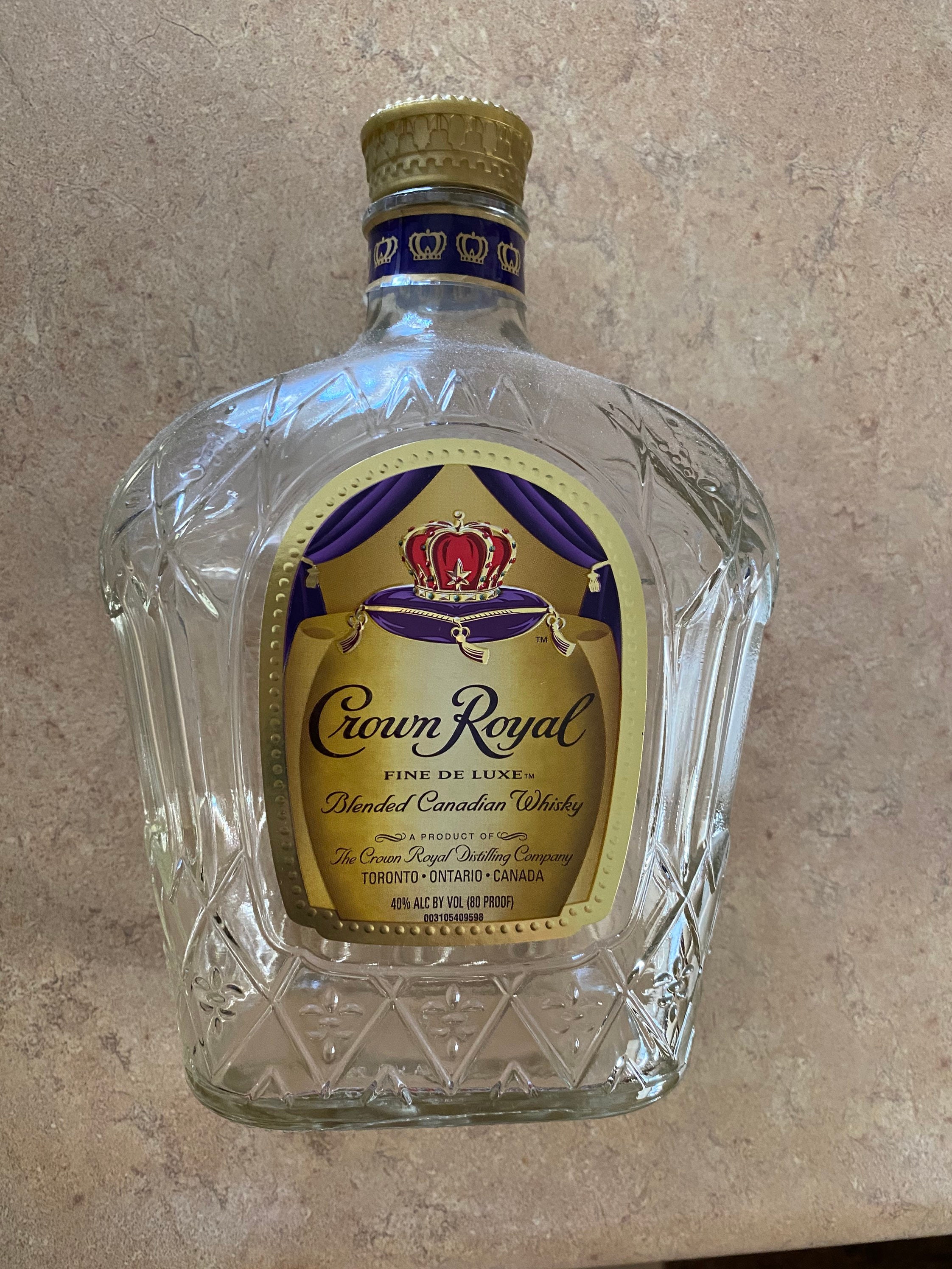 Empty Crown Royal bottles Etsy