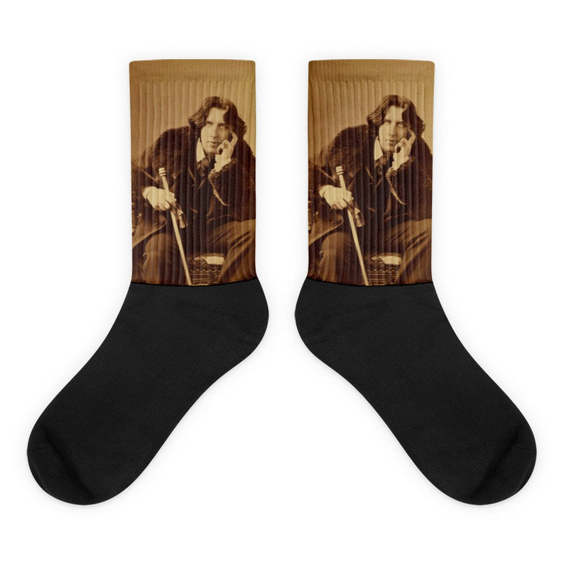 Oscar Wilde Socken Bild 1