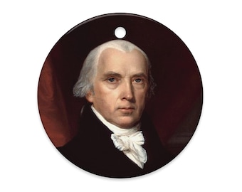 James Madison ceramic ornament