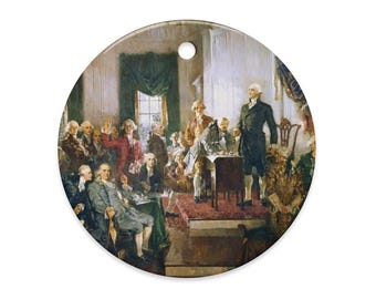 George Washington at the Constitutional Convention ceramic ornament