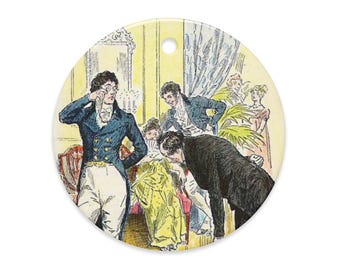 Pride and Prejudice ceramic ornament (Mr. Collins)