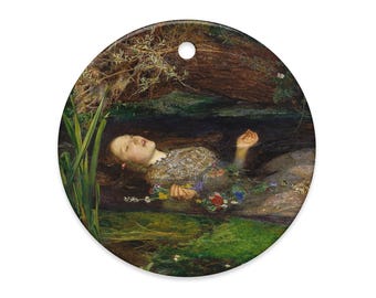 Ophelia ceramic ornament