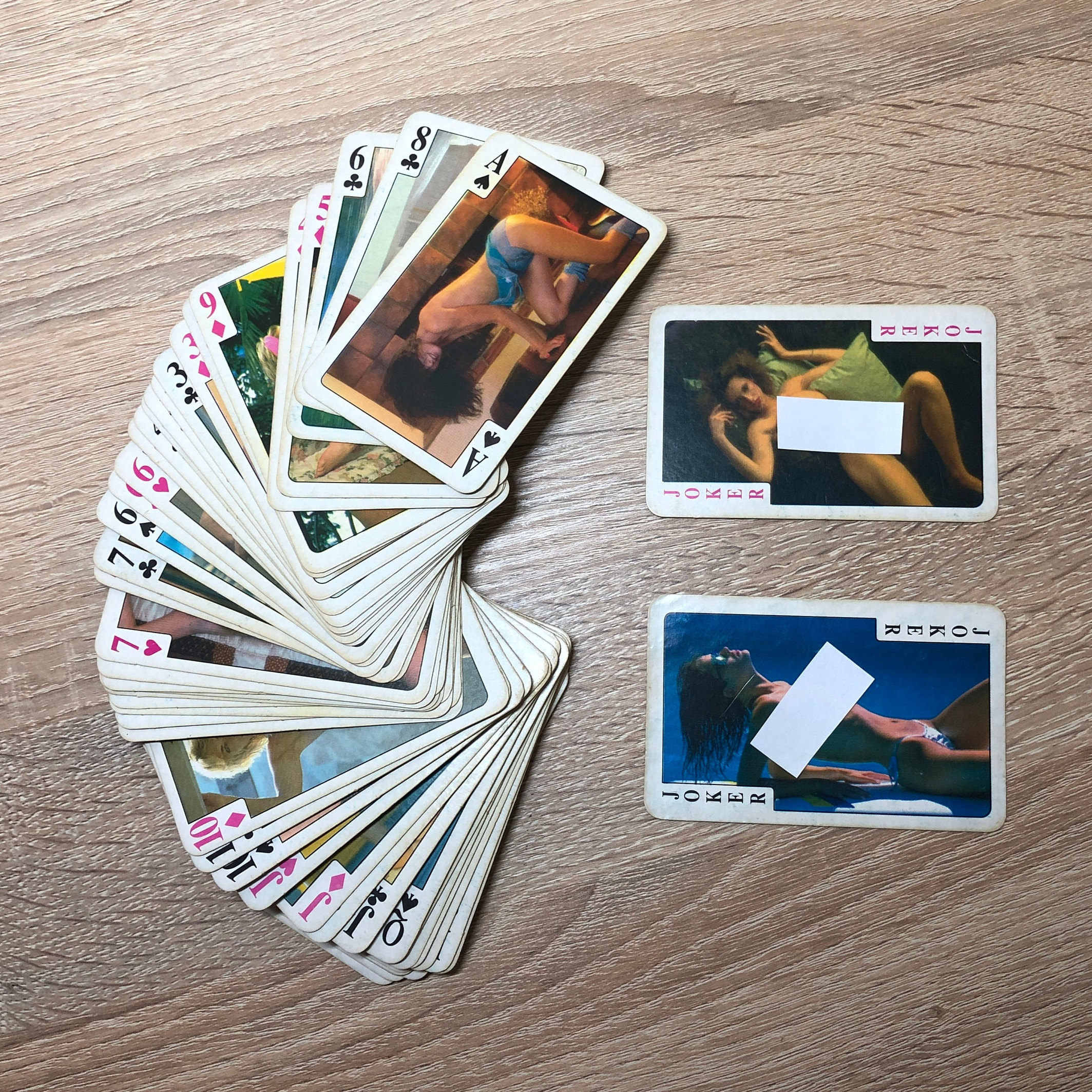 Vintage Adult Playing Cards Deck of Playing Cards Etsy