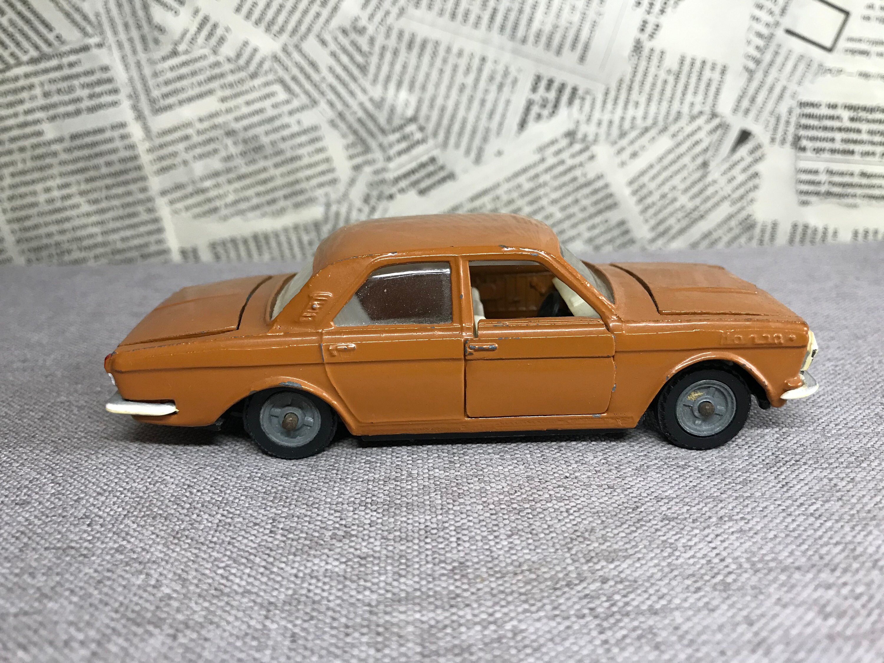 Volga GAZ M24-01 1:43 Vintage soviet car Scale model USSR Rare | Etsy