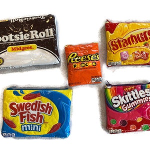 Zippered Candy Bag Upcycled