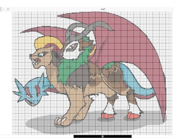 Crochet GRAPHGAN plus written and blocked instructions, PDF printable, crochet, embroidery, cross stitch, C2C