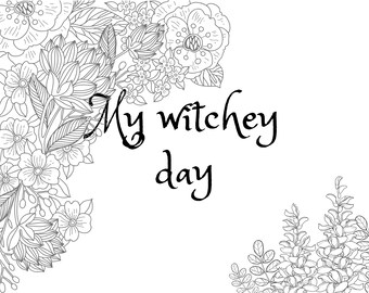 Witchlings Daily Journal: Printable Grimoire Pages (Digital Download)