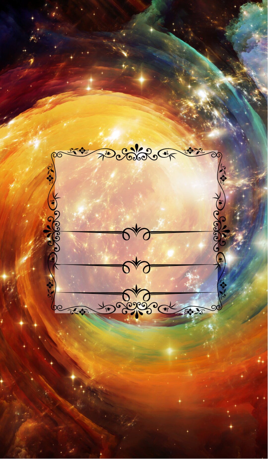 Printable Prompted Notebook. Galaxy Notepad. Journal. PDF Download ...