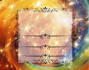 Galaxy Prompted Journal: Self-Discovery Writing, Printable PDF