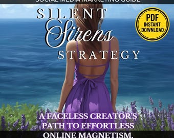 Faceless Content Strategy Workbook – Social Media Marketing Guide & Digital Planner for Passive Income