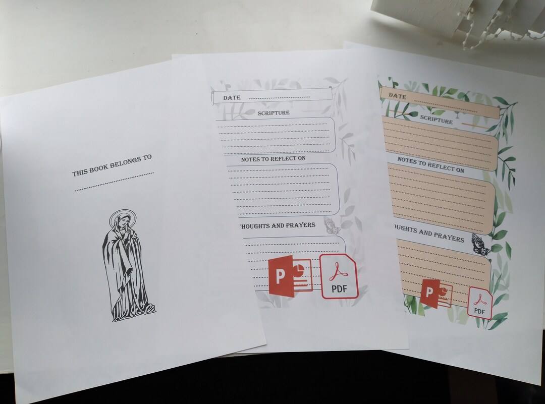 Bible Study - Printable PDF and Pptx Files Which Can Be Edited in ...