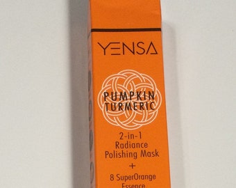 YENSA Pumpkin Turmeric 2-in-1 Radiance Polishing Mask + 8 SuperOrange Essence