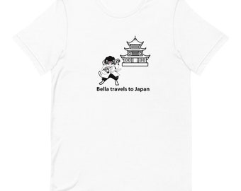 Short-Sleeve Unisex T-Shirt Bell travels to Japan