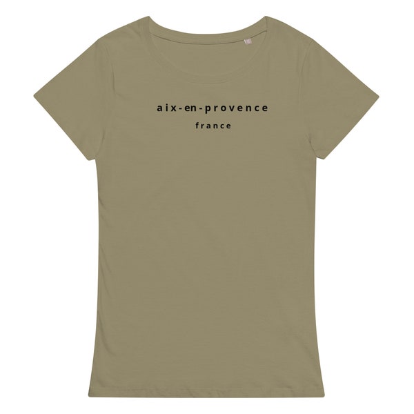 T-shirt bio basique femme aix-en-provence france