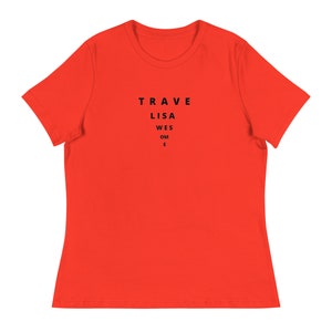 T-shirt décontracté pour femmes TRAVELISAWESOME