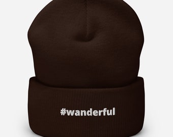 Cuffed Beanie #wanderful