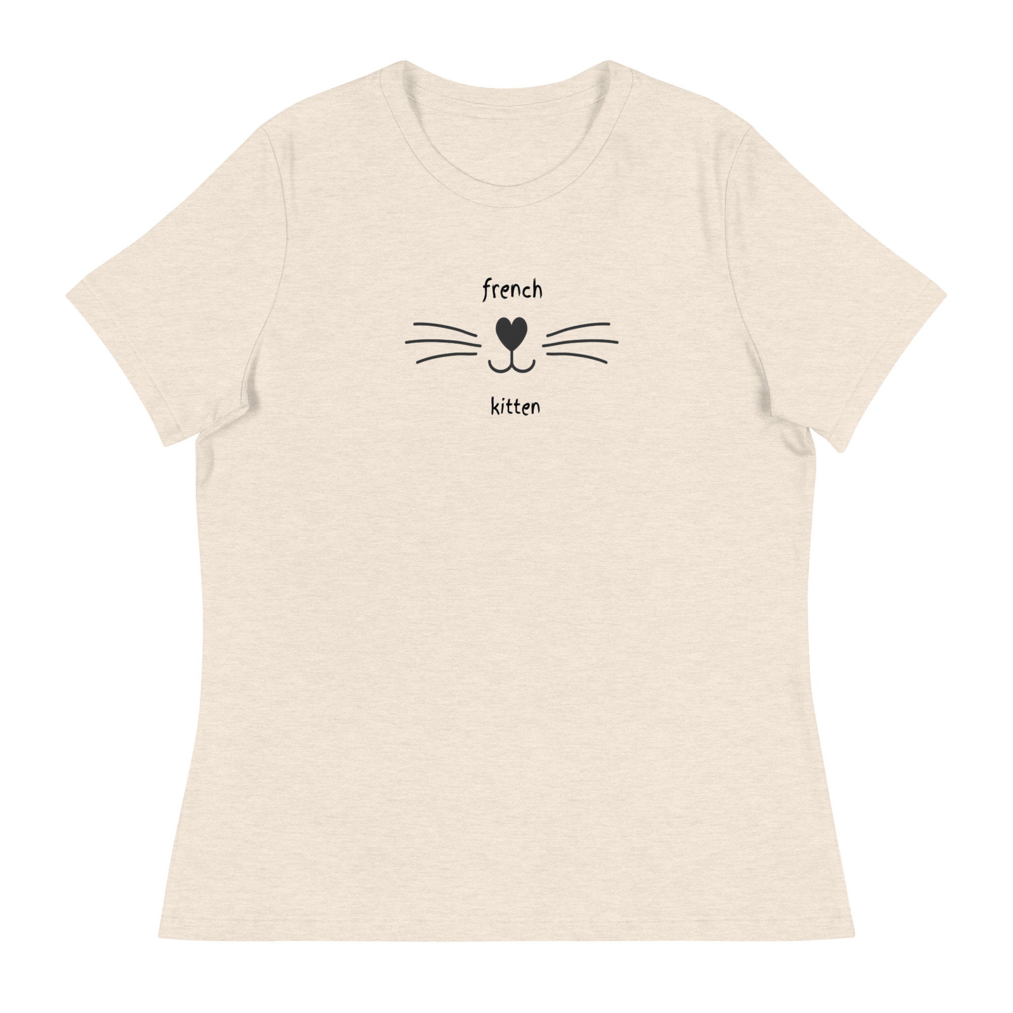 Women's Relaxed T-shirt French Kitten 