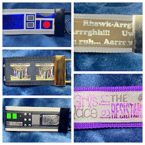 Droids/Heros/Villains/Robot Foil Mini Keychain/Key Fob