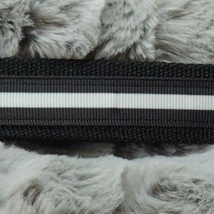 Thin Line Collection - White Line Wristlet/Mini Keychain
