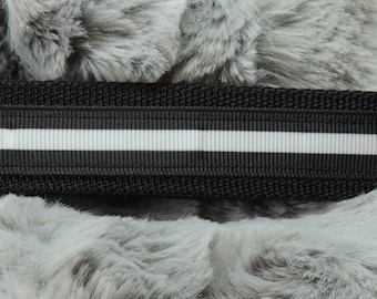 Thin Line Collection - White Line Wristlet/Mini Keychain
