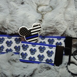 Mickey Resin Keychain - Thin Line : Blue - Etsy