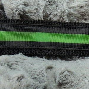 Thin Line Collection - Green Line Wristlet/Mini Keychain