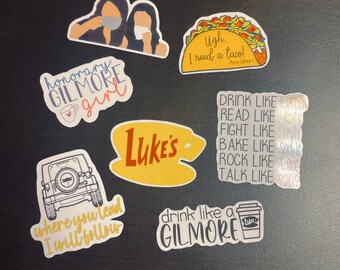 gilmore girls sticker etsy