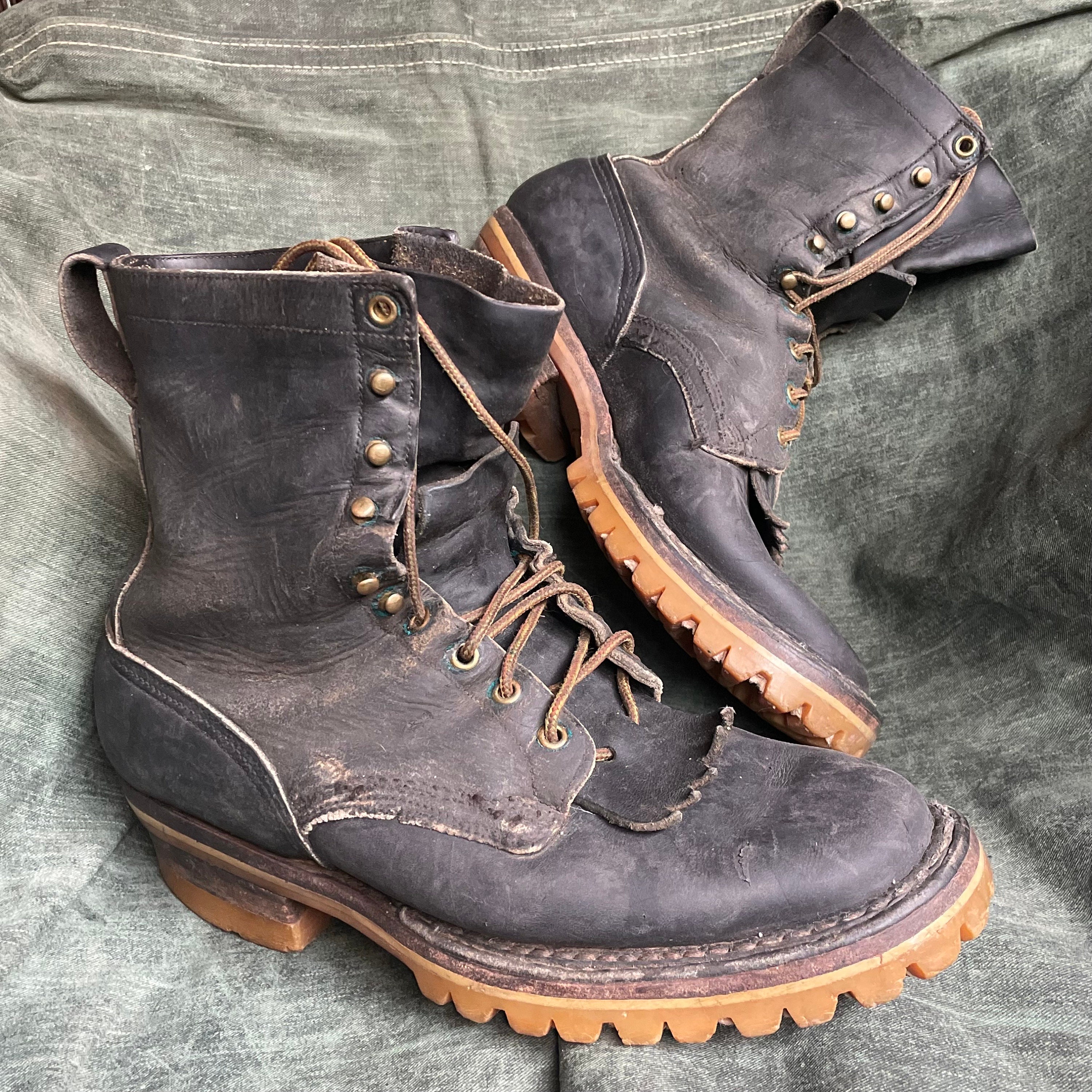 KILLER Vintage Nick's or White's Unstamped Handmade Custom Black