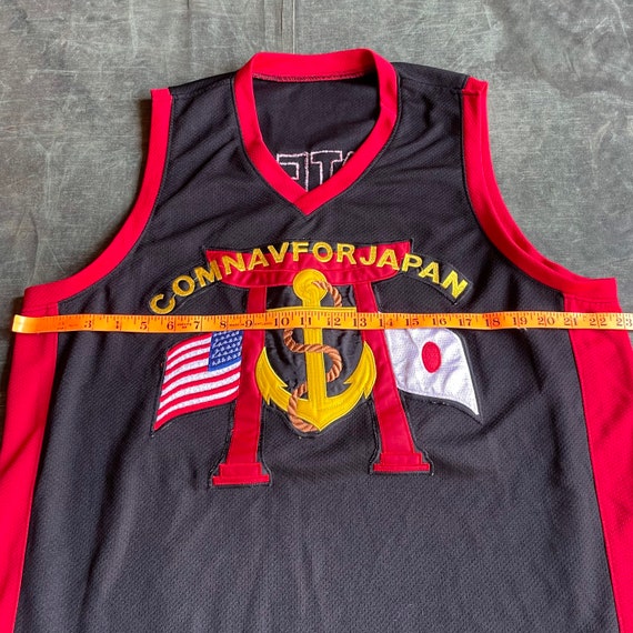Rare US Navy ComNav for Japan Basketball Jersey anch… Gem