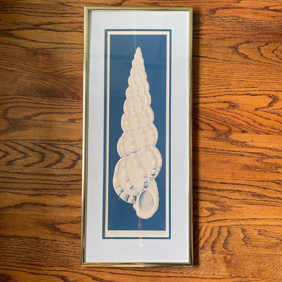 Wentle Trap Shell Serigraph Print by famed Artist Warren | Etsy